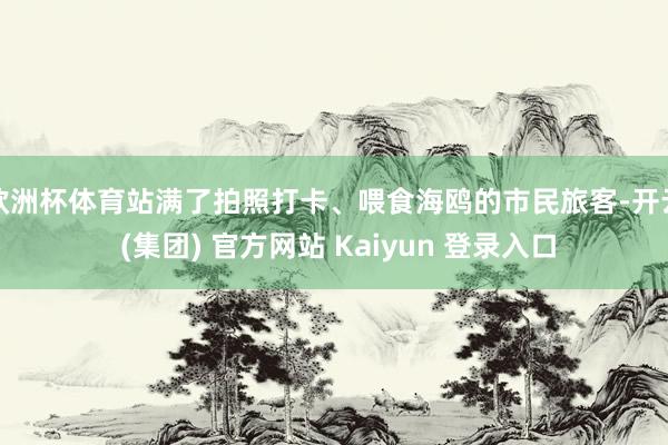 欧洲杯体育站满了拍照打卡、喂食海鸥的市民旅客-开云 (集团) 官方网站 Kaiyun 登录入口